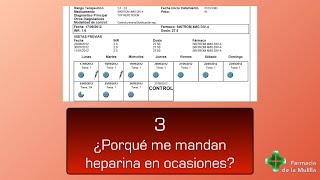 Video Sintrom 3 ¿Porqué me mandan heparina en ocasiones [upl. by Yeleek]