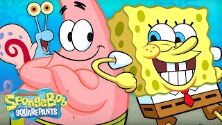 SpongeBobs Best Friend BEST Moments Ever 🤝  SpongeBob [upl. by Irik124]