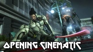 Metal Gear Rising Revengeance  Jetstream Sam Opening Cinematic 1080p TRUEHD QUALITY [upl. by Ymmij769]