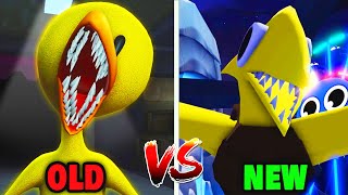 RAINBOW FRIENDS 2 ALL NEW JUMPSCARES VS OLD JUMPSCARES  CYAN YELLOW BLUE PURPLE GREEN amp ORANGE [upl. by Freemon]