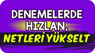 LGS Denemelerinde ODAKLAN HIZLAN VE NETLERİ ARTIR❗ [upl. by Aiceila]