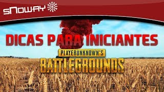 PUBG DICAS  Dicas para Iniciantes no Jogo [upl. by Anema507]