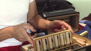 ¿Como quitar los bajos del acordeon Tutorial facil paso a paso Full HD [upl. by Troxell]