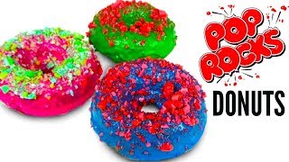 POP ROCKS DONUTS  How To Make Pop Rock Candy Donut DIY [upl. by Zednanref]