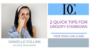 2 Quick Tips For Droopy Eyebrows [upl. by Lisle3]