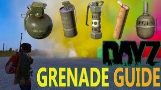 The DayZ Grenade Guide for PC Xbox amp PS4 104 [upl. by Akenot]