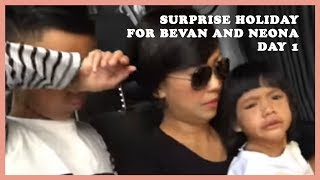 Surprise Holiday for Bevan amp Neona  day 1 [upl. by Retnuh]