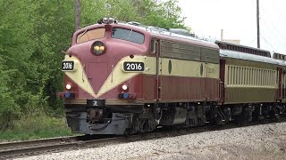 Fort Worth Stockyards Grapevine Vintage Railroad Trinity River Train Excursion in HD [upl. by Eikciv]