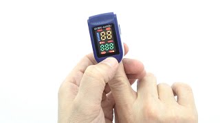 Fingertip Pulse Oximeter Lk87 Unboxing 4K [upl. by Gerick72]