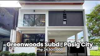 Sophisticated Modern House and Lot For Sale in Greenwoods Executive Village Pasig City [upl. by Fausta]