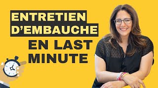 Comment préparer un entretien dembauche en urgence  plan d’action simple et rapide [upl. by Akinehc]