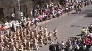 Coldstream Guards Welcome Home Parade [upl. by Lybis]