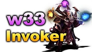 DC vs Fnatic  w33 Legendary Invoker  TI6 Dota 2 [upl. by Iramo]