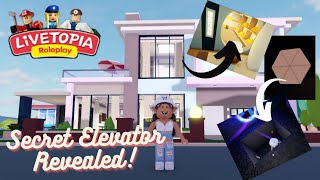 LIVETOPIA SECRET ELEVATOR REVEALED PORTAL UNLOCKED UPDATE 24 Livetopia Roleplay Roblox [upl. by Hsan]