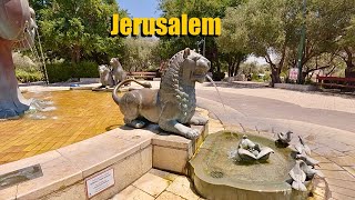 Beloved Jerusalem A walk through the beautiful city center [upl. by Ahsym358]