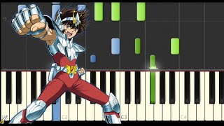 Saint Seiya  Under the wood of the world tree Piano Tutorial [upl. by Ginelle]