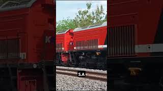 2 Unit Lokomotif CC 202 Ac Berdinas KA Baracinta railfans trainvideo fyp subscribe share [upl. by Trager]