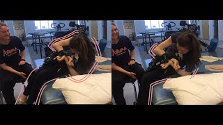 C5C6 Quadriplegic Supine to Sitting Transfer at Therapy [upl. by Hinkle]