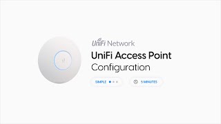 How to Configure Ubiquiti UniFi Access Point [upl. by Aneram47]