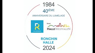 Cérémonie des 40 ans du jumelage entre Ronchin et Halle [upl. by Hedi]