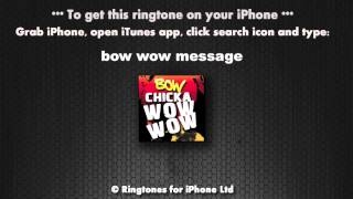 Bow Chicka Wow Wow Message Alert Tone [upl. by Maroj577]