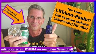 Lithium Spurenelement PraxisTipps zur günstigen Beschaffung amp Anwendung aktuelle Versorgungslage [upl. by Iggie]