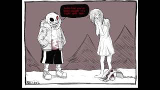 UndertaleHorrortale Comic Dub Chop Chop  HorrorSans Comic [upl. by Briney573]