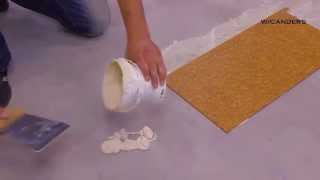 How to install Wicanders glue down cork flooring [upl. by Rimaa]