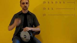 Darbuka Lesson 5  malfuf amp split hand technique B [upl. by Hak]