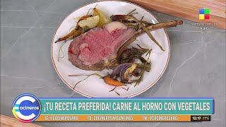 🥩🧅 ¡Receta de un clásico familiar CARNE AL HORNO CON VEGETALES Cómo hacer para que salga jugosa [upl. by Huei]