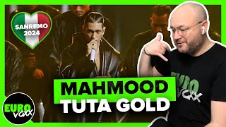 📞 REACTION MAHMOOD  TUTA GOLD  SANREMO 2024 FINALE  6TH PLACE [upl. by Winzler]