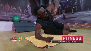 Matin Bonheur  Fitness Grainage au tapis Par coach Cyrille [upl. by Floro]