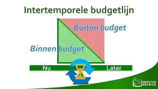 Intertemporele budgetlijn  Economie [upl. by Limemann]