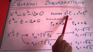 Equazioni Biquadratiche [upl. by Brower]