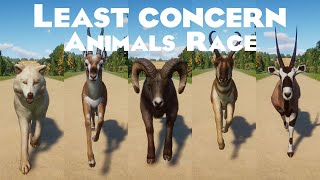 Least Concern Animals Races in Planet Zoo included Arctic Wolf Gemsbok Antelope amp Bighorn Sheep [upl. by Fidole]