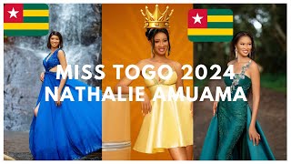 MISS TOGO 2024 NATHALIE AMUAMA IS THE NEW MISS OF BEAUTY TOGOLAISE africa misstogo2024 lome 2024 [upl. by Tedmund871]