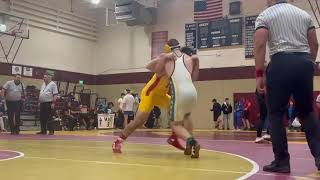 Jim Lanterman tournament November 2023  Vintage HS Championship match 190lb Pucci vs San Marin [upl. by Enimrac386]