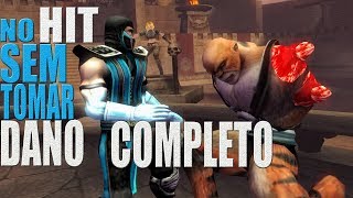 TAS Mortal Kombat Shaolin Monks HARD NO HIT SEM TOMAR DANO  SUBZERO PS2 [upl. by Aisetal]