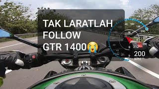 MENYESAL FOLLOW KAWASAKI GTR1400  32 [upl. by Hcire]