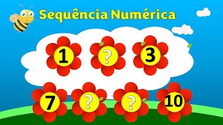 SEQUÃŠNCIA DOS NÃšMERICOSATIVIDADE DE MATEMÃTICA EDUCAÃ‡ÃƒO INFANTIL [upl. by Rolan322]