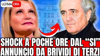 🔴 ANNUNCIO DA BRIVIDI DI TERZI quotDEVO DIRVI CHE SIMONA Equot LA NOTIZIA A POCHE ORE DAL MATRIMONIO [upl. by Naamana]