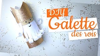 activité manuelle galette des rois  roi diy [upl. by Nnylecoj]