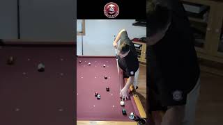 High Angle Leapfrog Shot To The Bank leapfrog runout 8ballpool pool [upl. by Noscire]