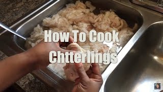 How to cook Chitterlings AKA chitlins  tutorial how to wash [upl. by Kono]