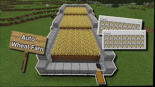 How to make an Auto Wheat Farm in Minecraft [upl. by Nreval]