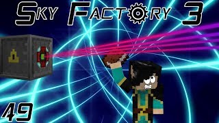 Sky Factory 3 Minecraft Modded Ep49 Disenchanting Laser [upl. by Enirahtac]