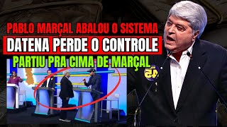 Datena PERDE O CONTROLE e PARTE PRA CIMA de PABLO MARÇAL no DEBATE da GAZETA [upl. by Dorej]