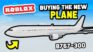 BUYING THE NEW PLANE in Cabin Crew Simulator Roblox [upl. by Prisca]