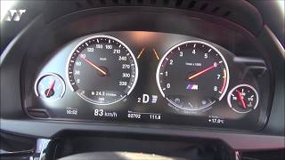 2015 BMW X5M F15  575hp  Acceleration 0  250 kmh [upl. by Coffin]