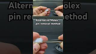 Removing a Molex pin with tweezers molex diy [upl. by Ettedanreb207]